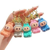 Porte-clé Mini Labubu Porte-clé Mini Labubu - MaPelucheLabubu.fr | Adoptez votre Labubu : Peluches et Figurines Uniques